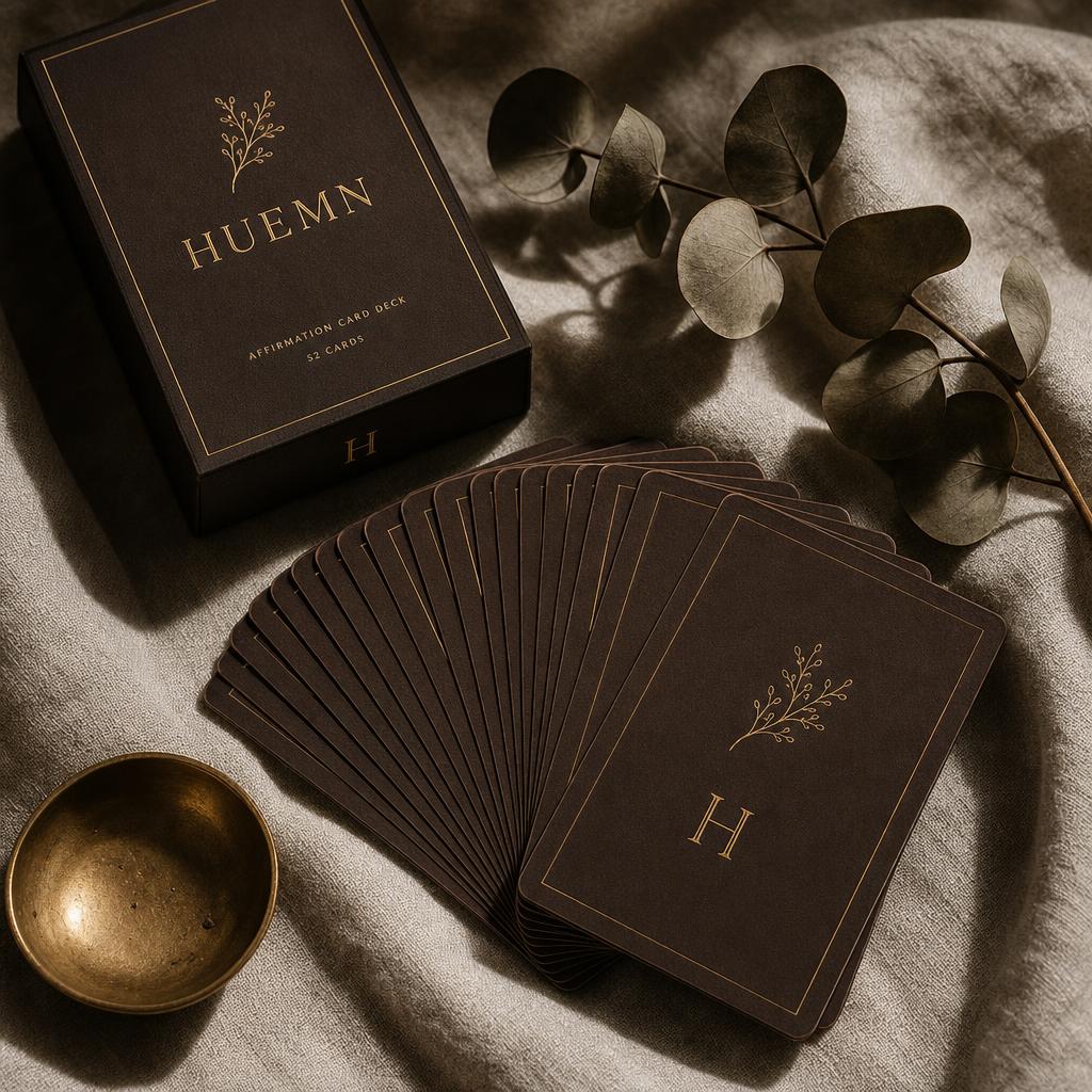 Affirmation Cards — fanned deck
