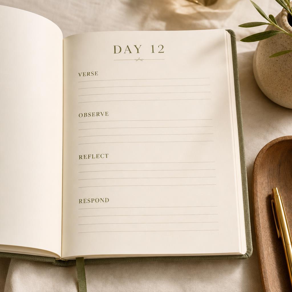 Scripture Journal — daily page